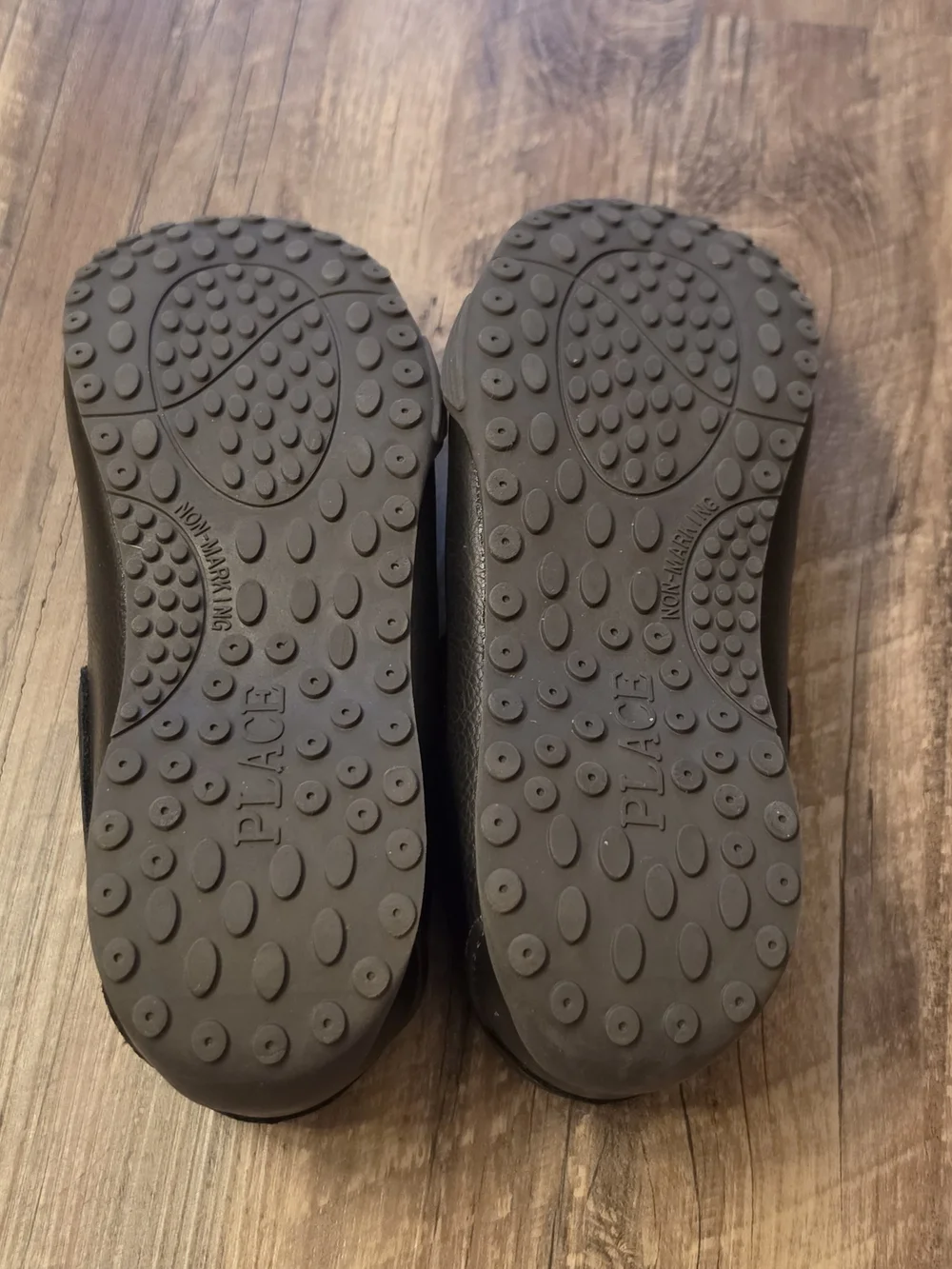 The Children's Place Boys Black Slip On Loafers Dress Shoes Size 3 Youth